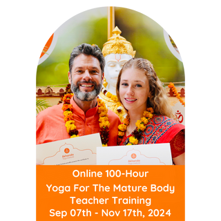 100-Hour Yoga For The Mature Body Yoga Teacher Training - Sep 2024