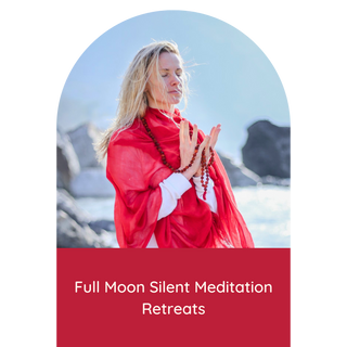 Full Moon Silent Meditation Retreats at the Akhanda Yoga Sri Jungle Ashram Rishikesh India Silent Retreats