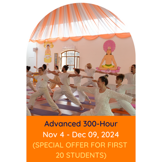 Advanced 300hr Yoga teacher training in rishikesh, India with Akhanda Yoga